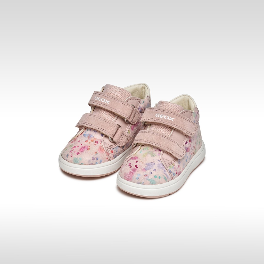 Velcro shoes BIGLIA BABY GIRL Light Rose/Multicolor - image number 1 | GEOX