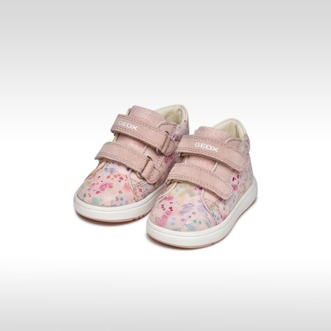 Velcro shoes BIGLIA BABY GIRL Light Rose/Multicolor - image number 1 | GEOX