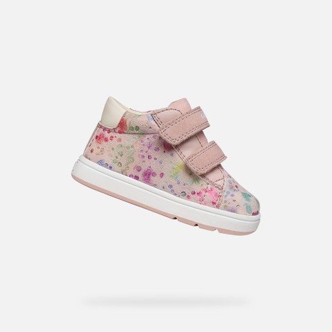 Velcro shoes BIGLIA BABY GIRL Light Rose/Multicolor | GEOX