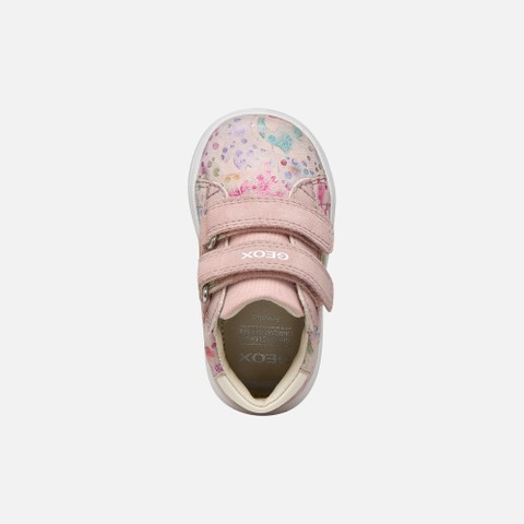 Velcro shoes BIGLIA BABY GIRL Light Rose/Multicolor - image number 5 | GEOX