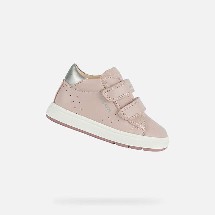 FIRST STEPS BABY GIRL BIGLIA BABY - OLD ROSE/SILVER