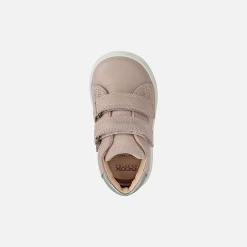 sneakers with straps BIGLIA BABY Old Rose/Silver - image number 5 | GEOX