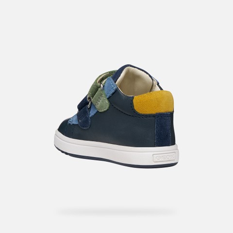 Schuhe mit Klettverschluss BIGLIA BABY Marineblau/Dunkles Azurblau - image number 3 | GEOX