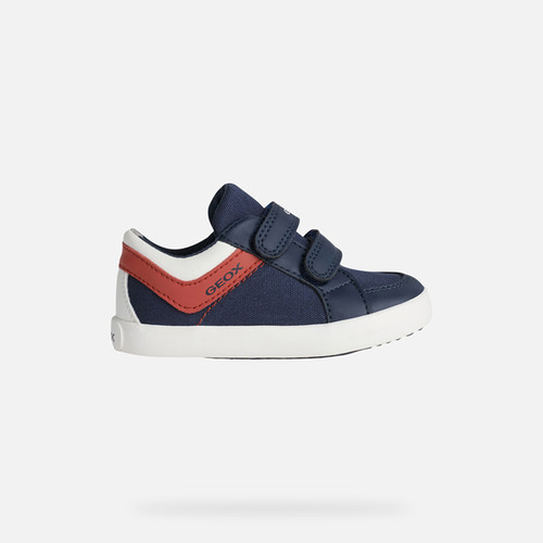 Sneakers GISLI TODDLER BOY Navy/Dark Red | GEOX