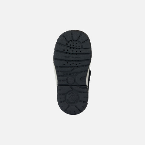 waterproof shoes OMAR BABY Dark Grey/Red - image number 6 | GEOX