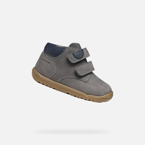 Toddler velcro shoes MACCHIA BABY Grey/Navy - image number 0 | GEOX