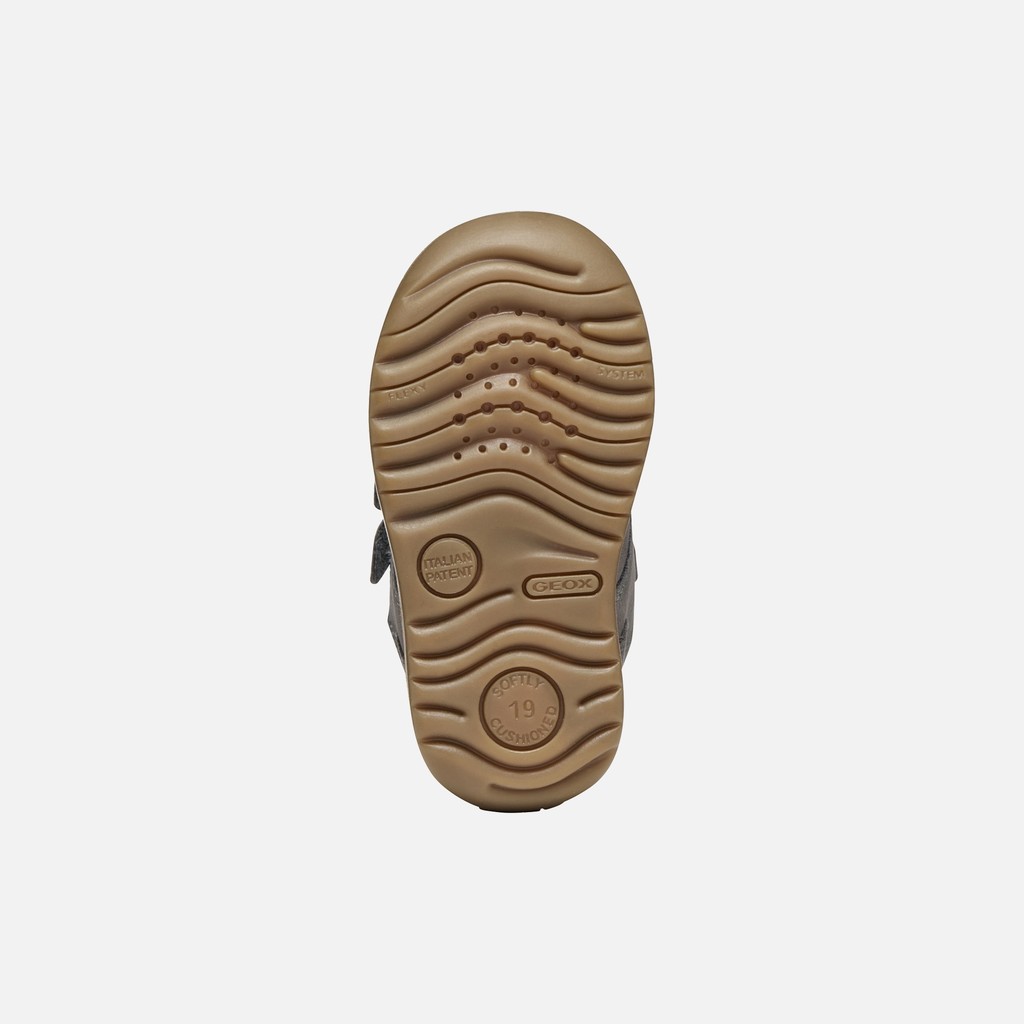 Toddler velcro shoes MACCHIA BABY Grey/Navy - image number 6 | GEOX