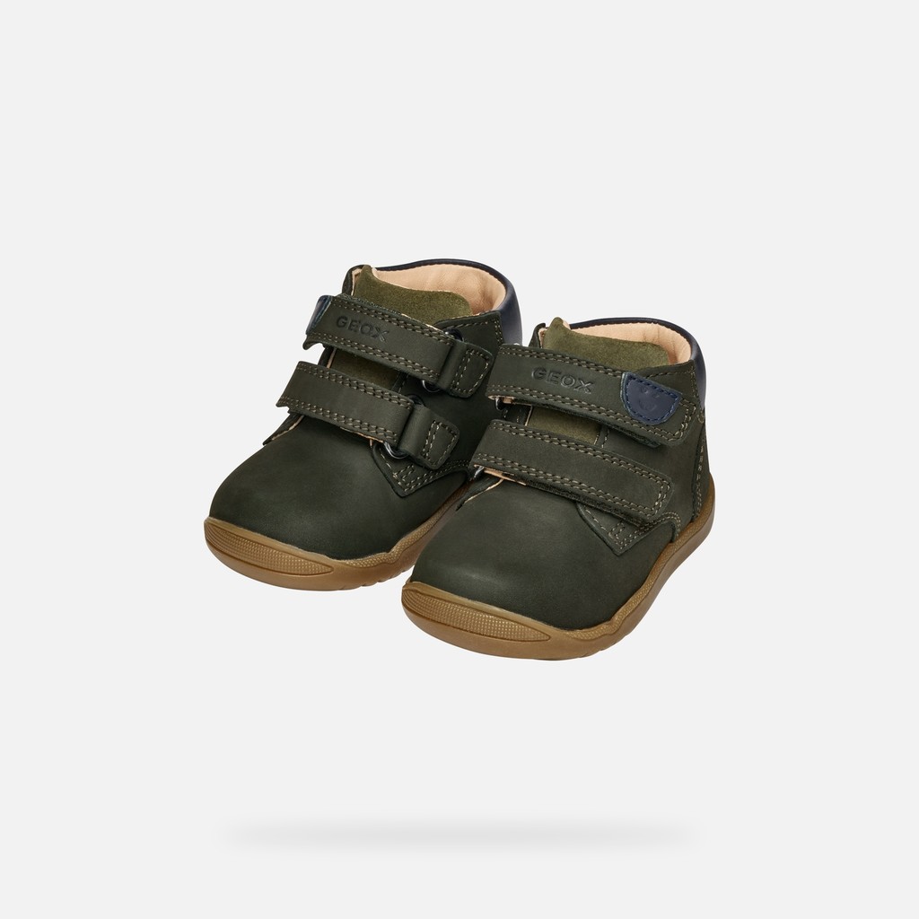 Velcro shoes MACCHIA BABY Dark Green/Navy - image number 7 | GEOX