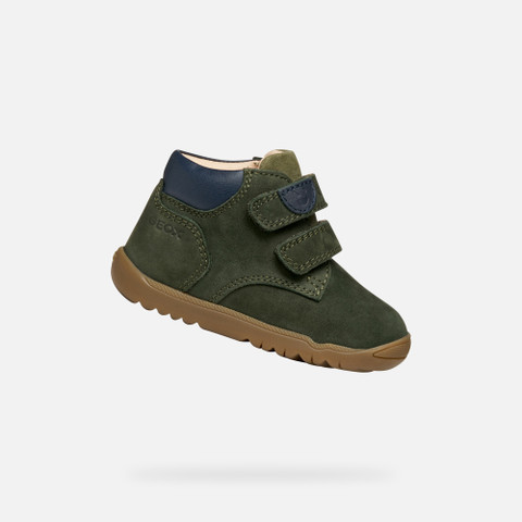 Velcro shoes MACCHIA BABY Dark Green/Navy - image number 0 | GEOX