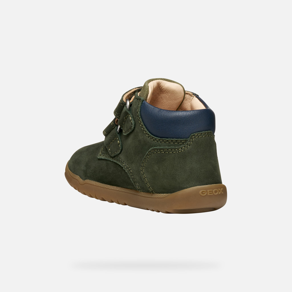 Velcro shoes MACCHIA BABY Dark Green/Navy - image number 3 | GEOX