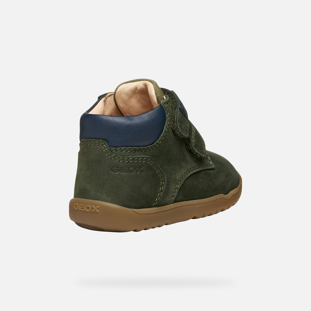 Velcro shoes MACCHIA BABY Dark Green/Navy - image number 4 | GEOX