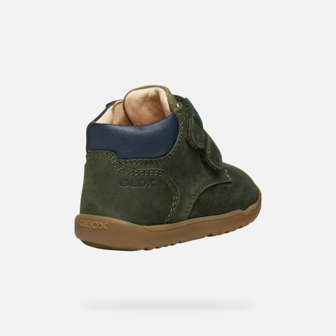 Velcro shoes MACCHIA BABY Dark Green/Navy - image number 4 | GEOX