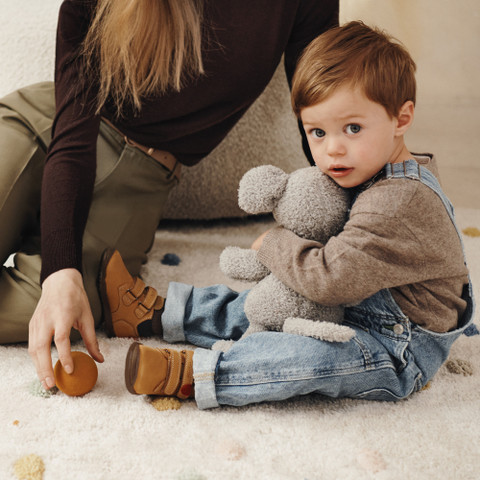 Velcro shoes MACCHIA BABY Biscuit - image number 7 | GEOX