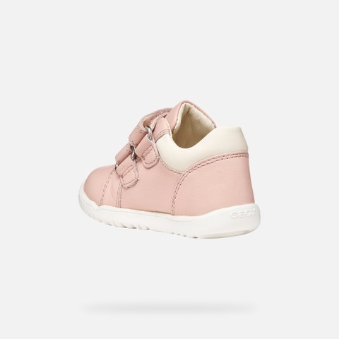 Velcro shoes MACCHIA BABY GIRL Light pink/Light ivory - image number 3 | GEOX