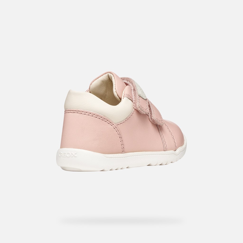 Velcro shoes MACCHIA BABY GIRL Light pink/Light ivory - image number 4 | GEOX