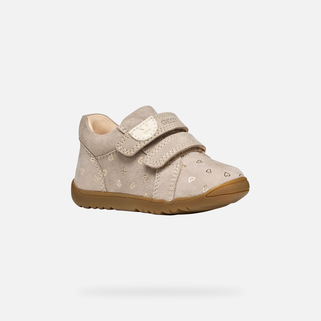 Sneakers with straps MACCHIA BABY GIRL Beige - image number 2 | GEOX