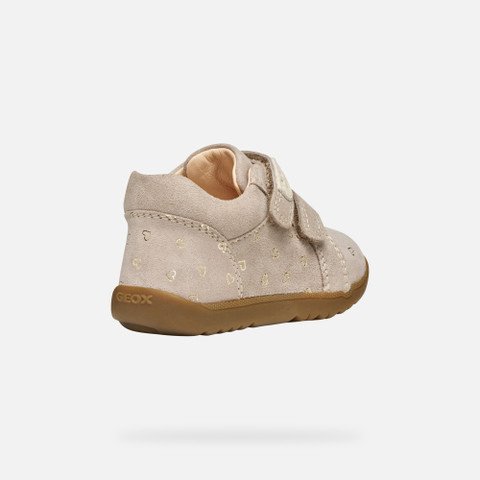Sneakers with straps MACCHIA BABY GIRL Beige - image number 4 | GEOX