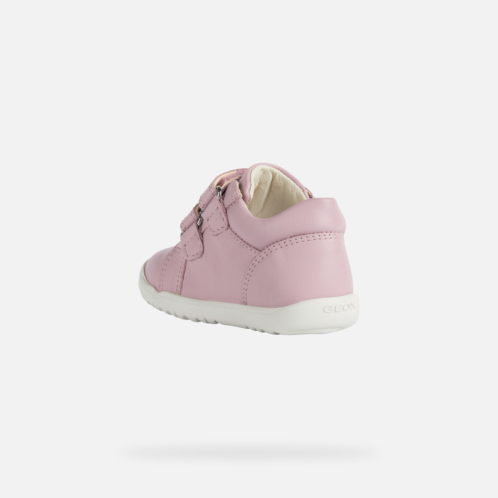 Chaussures Premier Pas Geox B Macchia Pour Bébé Fille - Chaussures Souples Et Respirantes - Pour L'apprentissage De La Marche