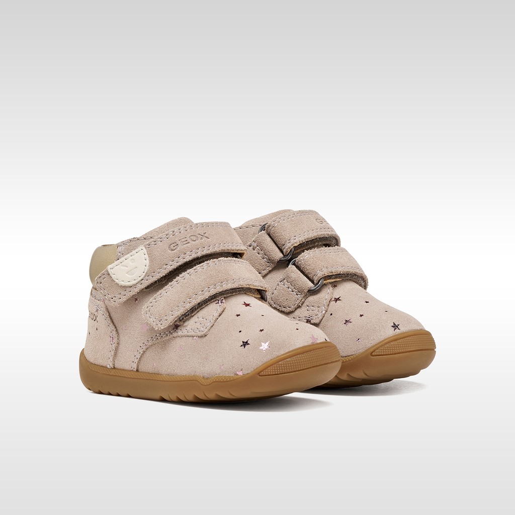 Toddler velcro shoes MACCHIA BABY GIRL Dark Beige - image number 7 | GEOX