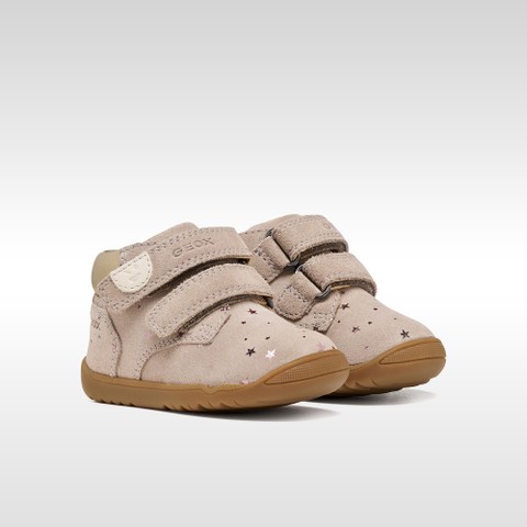 Toddler velcro shoes MACCHIA BABY GIRL Dark Beige - image number 7 | GEOX