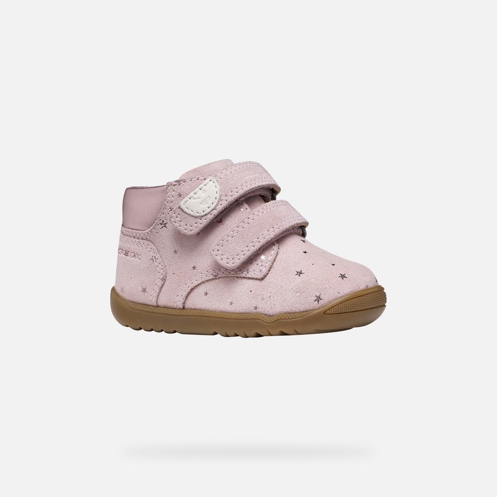 Chaussures b&eacute;b&eacute; scratch MACCHIA B&Eacute;B&Eacute; FILLE Vieux rose - image number 2 | GEOX