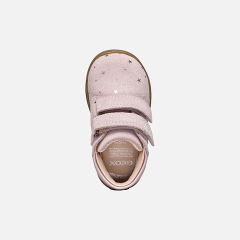 Chaussures b&eacute;b&eacute; scratch MACCHIA B&Eacute;B&Eacute; FILLE Vieux rose - image number 5 | GEOX