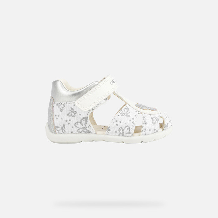 First steps ELTHAN BABY GIRL White/Silver | GEOX