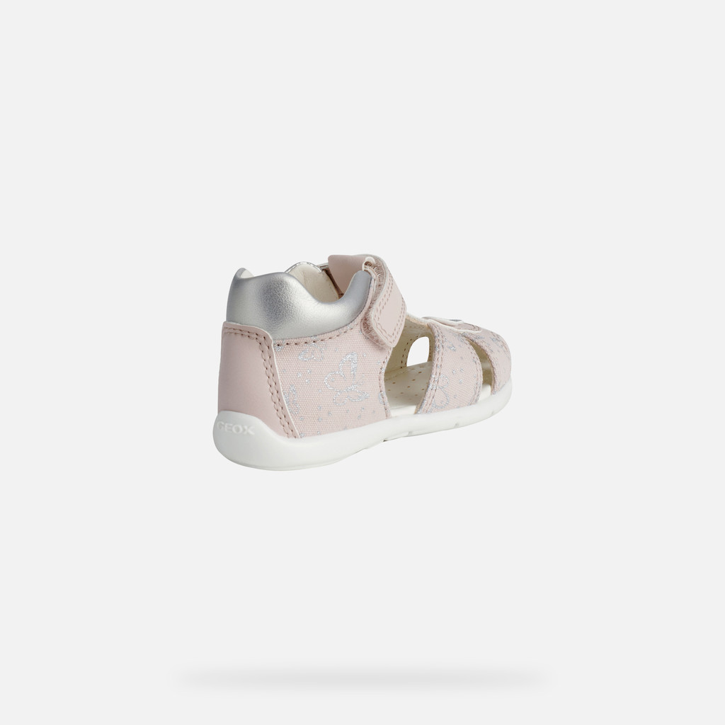 FIRST STEPS BABY ELTHAN BABY GIRL - LIGHT ROSE/SILVER