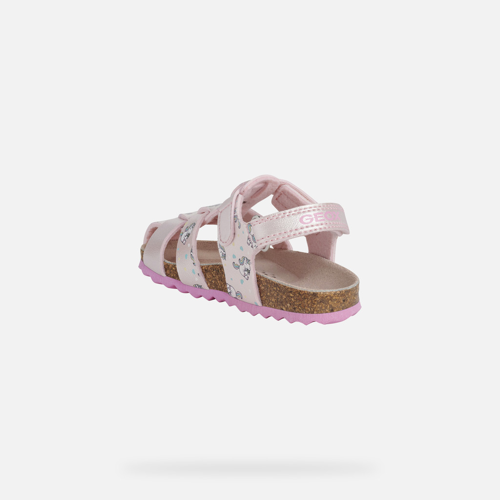 Geox CHALKI Baby Girl Light Pink Sandals Geox