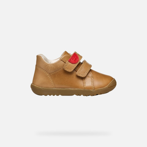 Velcro shoes MACCHIA BABY BOY Caramel - image number 1 | GEOX