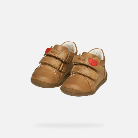 Velcro shoes MACCHIA BABY BOY Caramel - image number 7 | GEOX