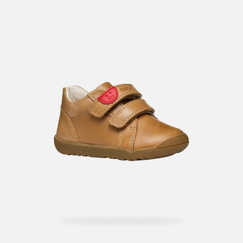 Velcro shoes MACCHIA BABY BOY Caramel - image number 2 | GEOX