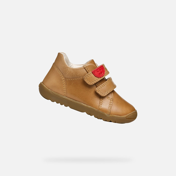 Velcro shoes MACCHIA BABY BOY Caramel | GEOX