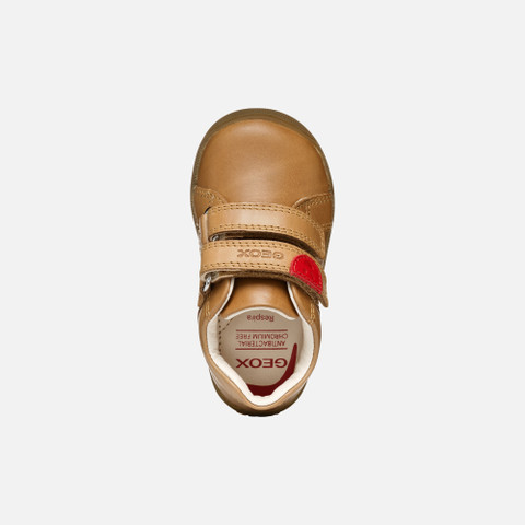 Velcro shoes MACCHIA BABY BOY Caramel - image number 5 | GEOX