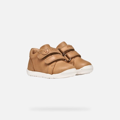 Schuhe mit Klettverschluss MACCHIA BABY JUNGE Cognac - image number 5 | GEOX