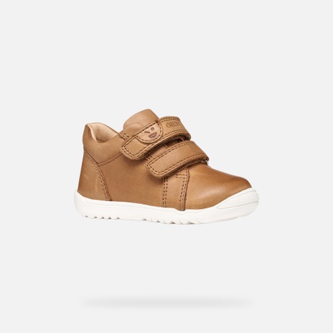 Schuhe mit Klettverschluss MACCHIA BABY JUNGE Cognac - image number 2 | GEOX