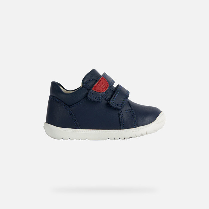 Sapatos de velcro MACCHIA BABY Azul marinho | GEOX