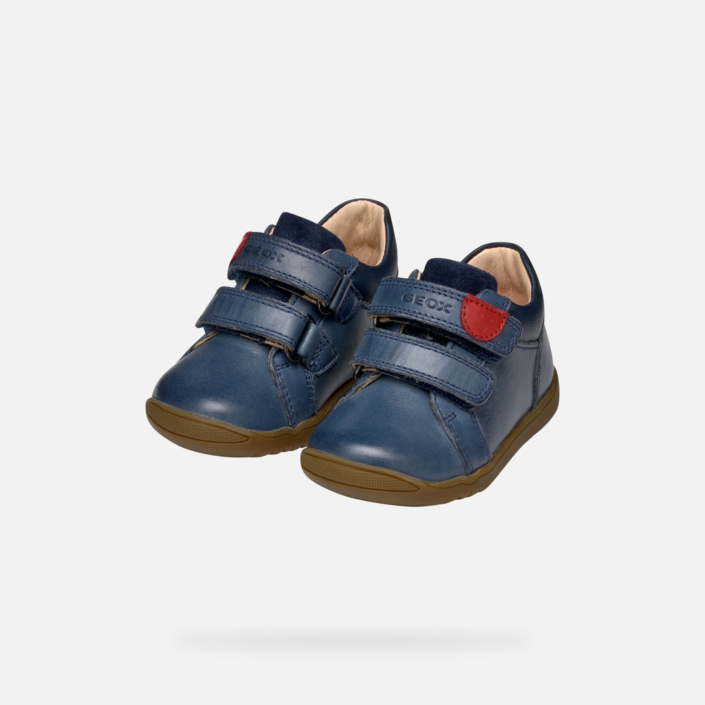 Sneakers with straps MACCHIA BABY Navy - image number 7 | GEOX