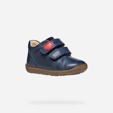 Sneakers with straps MACCHIA BABY Navy - image number 2 | GEOX