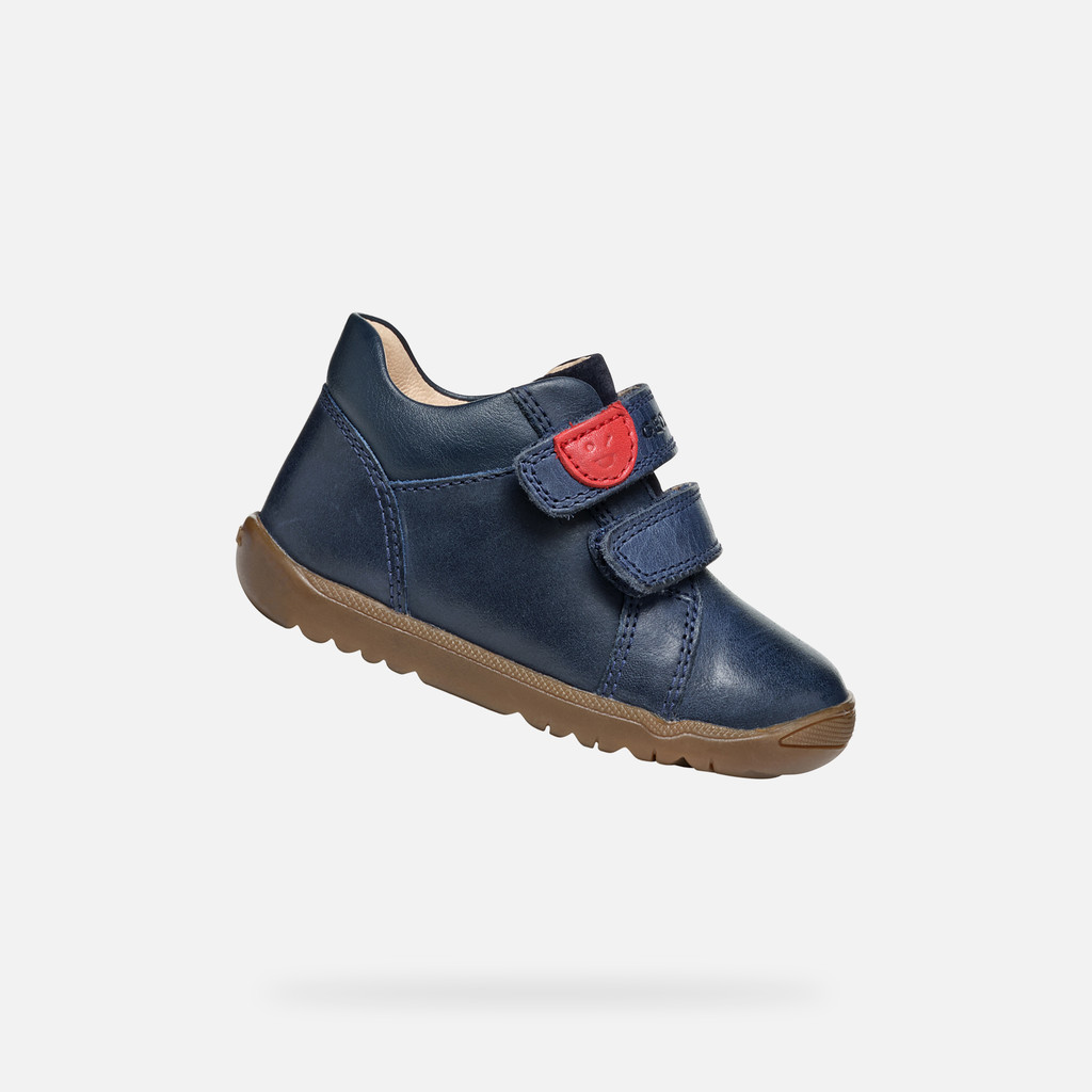 Sneakers with straps MACCHIA BABY Navy | GEOX