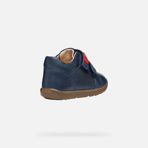 Sneakers with straps MACCHIA BABY Navy - image number 4 | GEOX