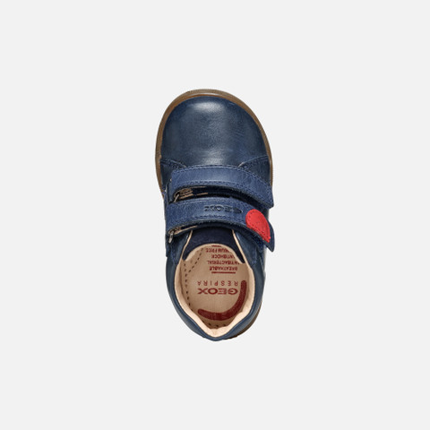 Sneakers with straps MACCHIA BABY Navy - image number 5 | GEOX