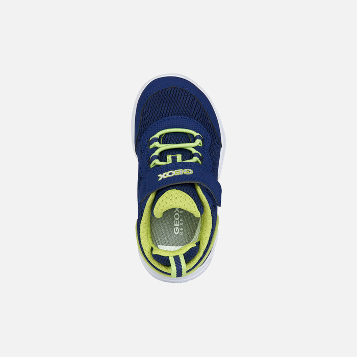 Geox® SPRINTYE: Baby Boy's Navy Low Top Sneakers | Geox ® SS23