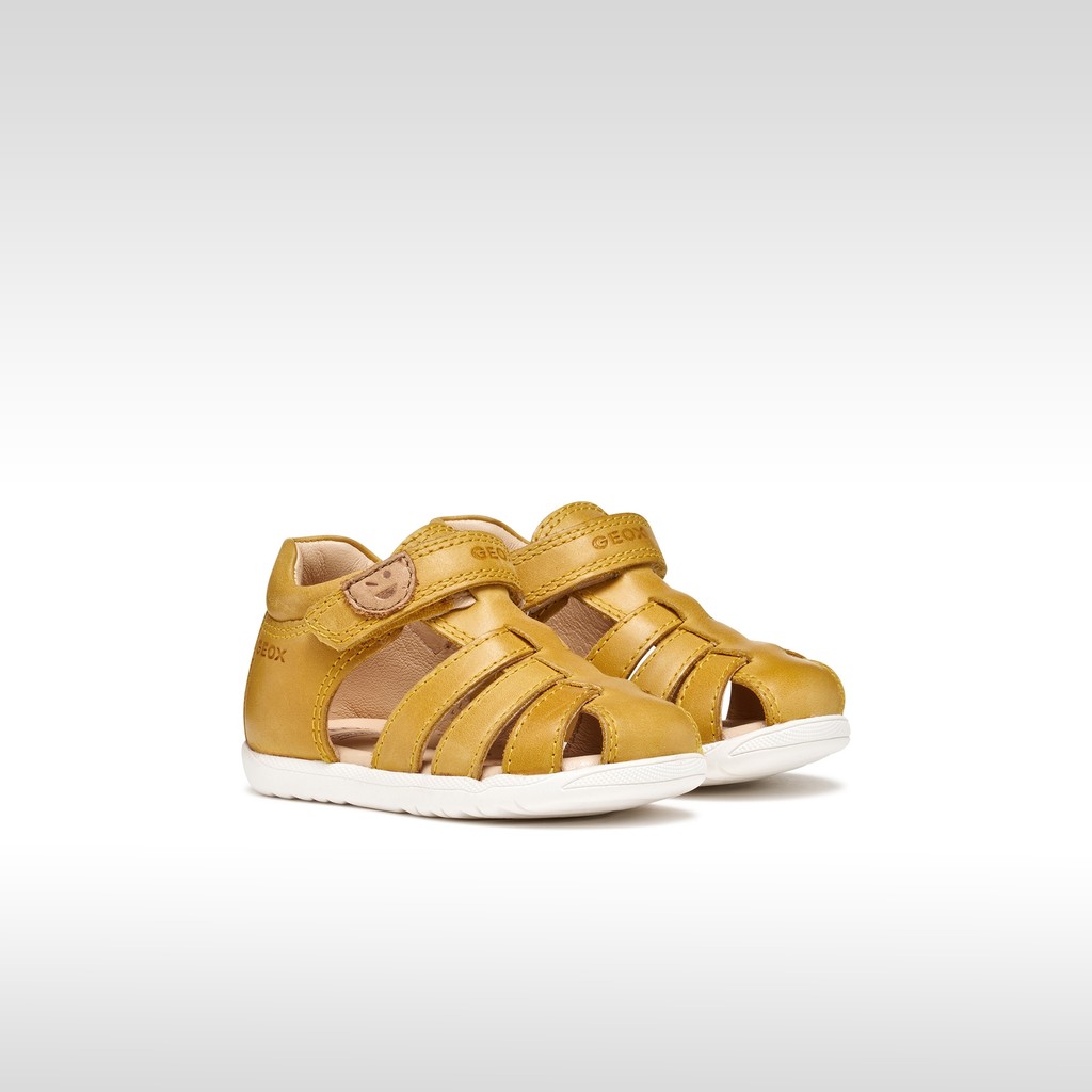 Sandali chiusi SANDAL MACCHIA NEONATO Ocra - image number 1 | GEOX