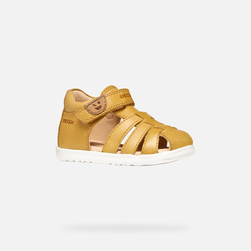 Geschlossene Sandalen SANDAL MACCHIA BABY JUNGE Ocker - image number 2 | GEOX