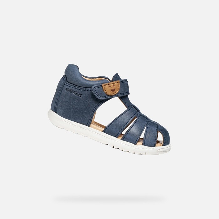 Closed toe sandals SANDAL MACCHIA BABY BOY Navy | GEOX