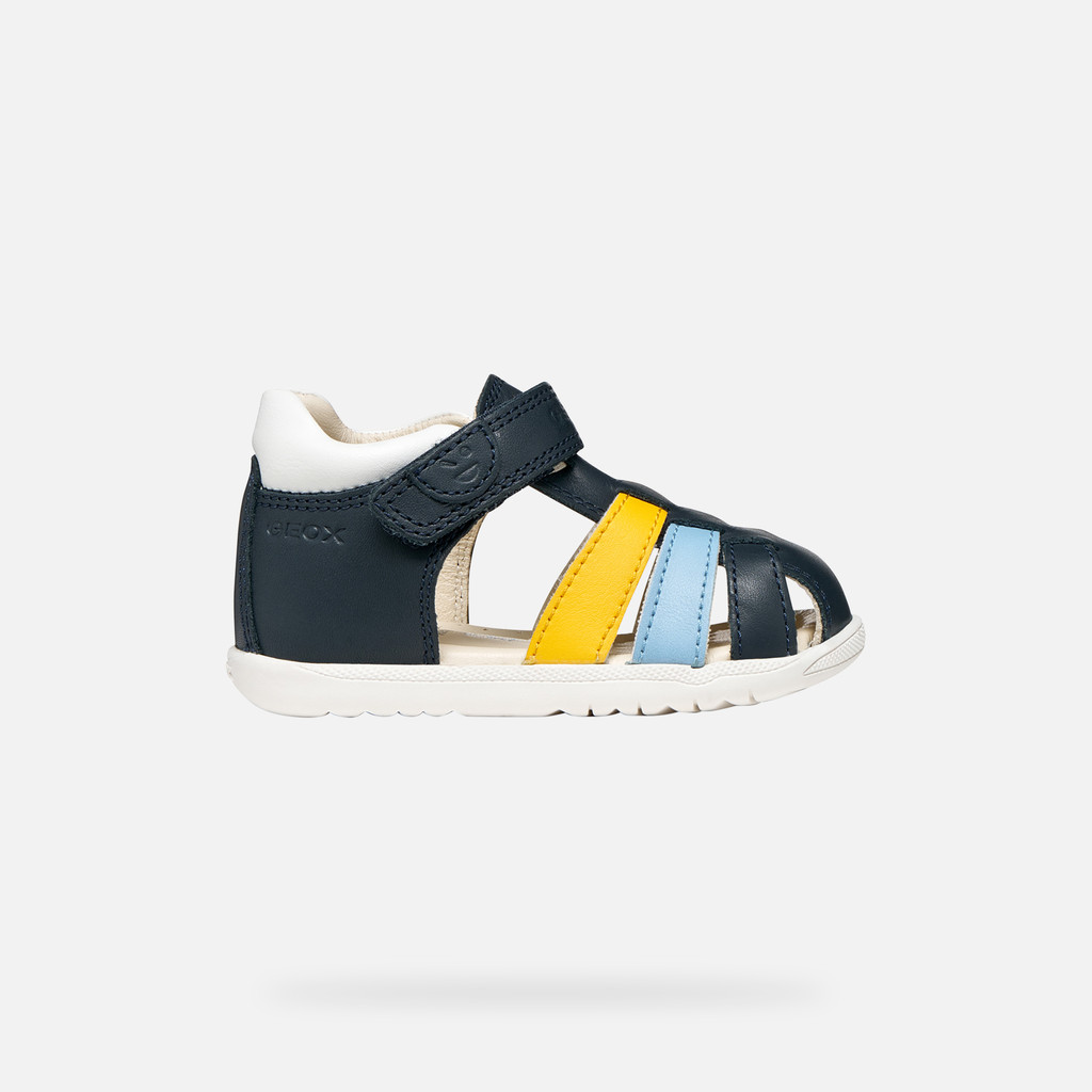 Sandal Macchia Bébé Bleu Marine/jaune Foncé