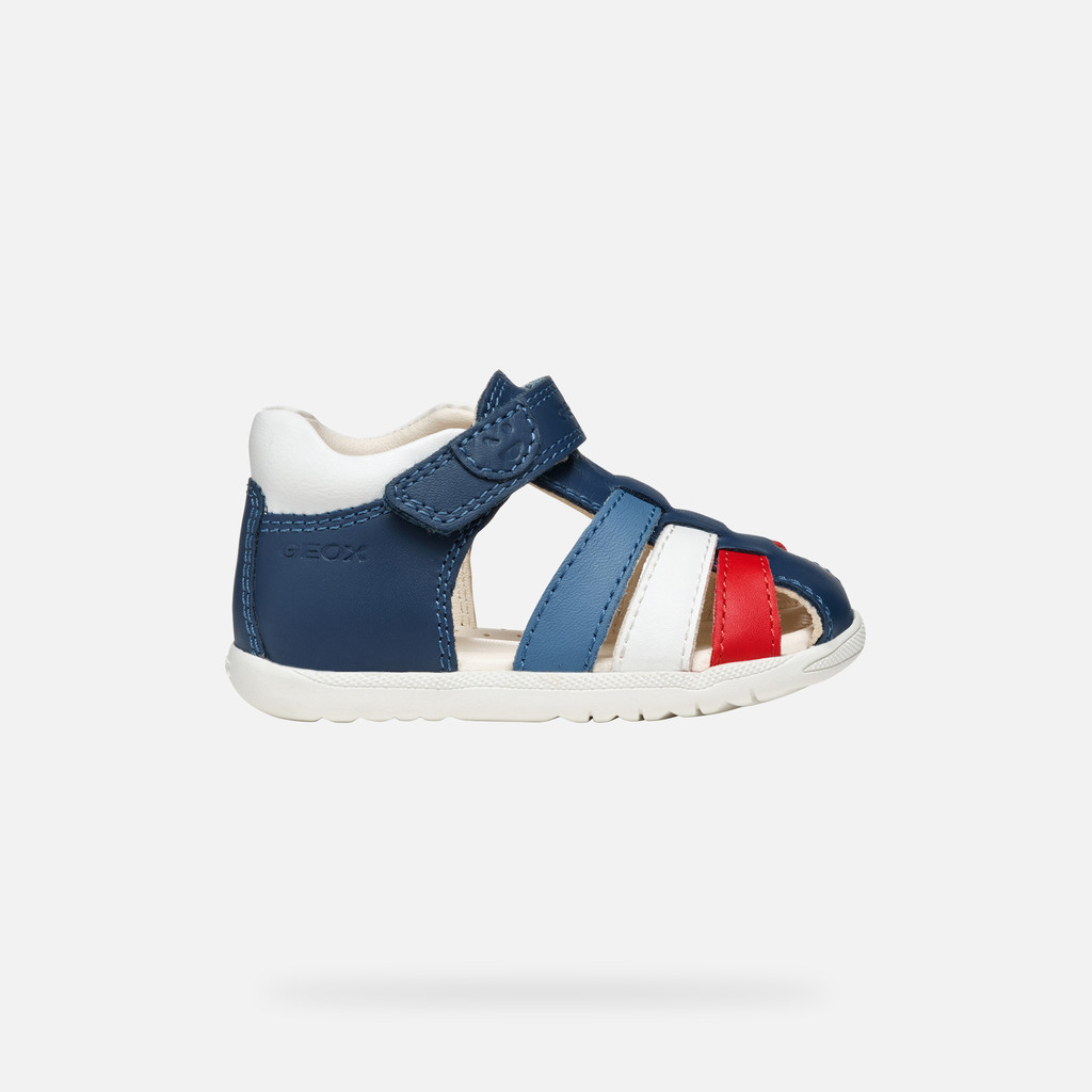 Sandal Macchia Bébé Bleu Aviateur/blanc