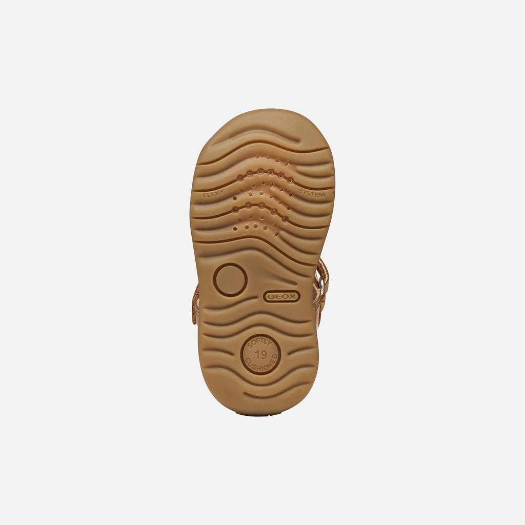 Closed toe sandals SANDAL MACCHIA BABY BOY Whisky/Navy - image number 5 | GEOX