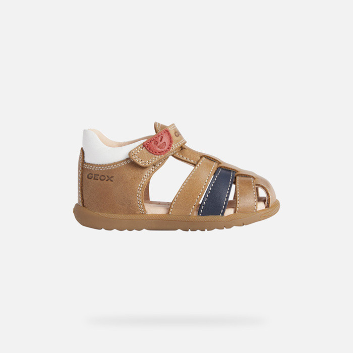 Closed toe sandals SANDAL MACCHIA BABY Caramel | GEOX